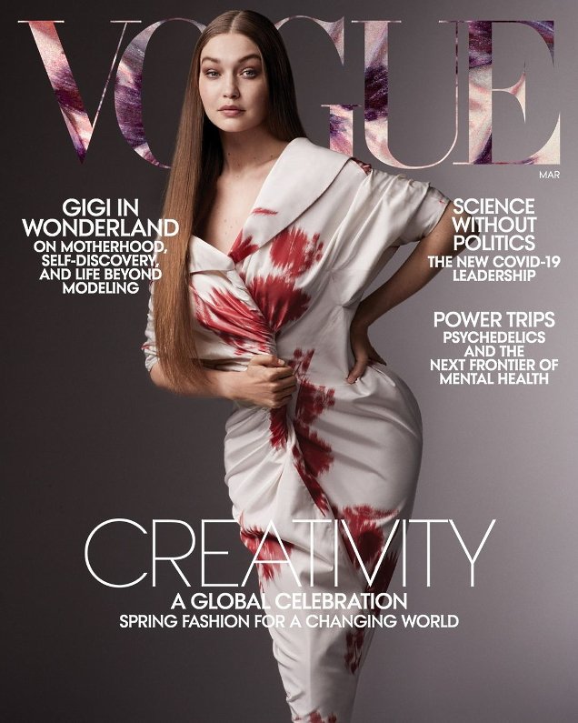 Vogue magazine cover