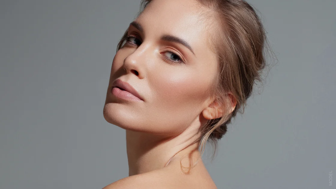 woman with great skin