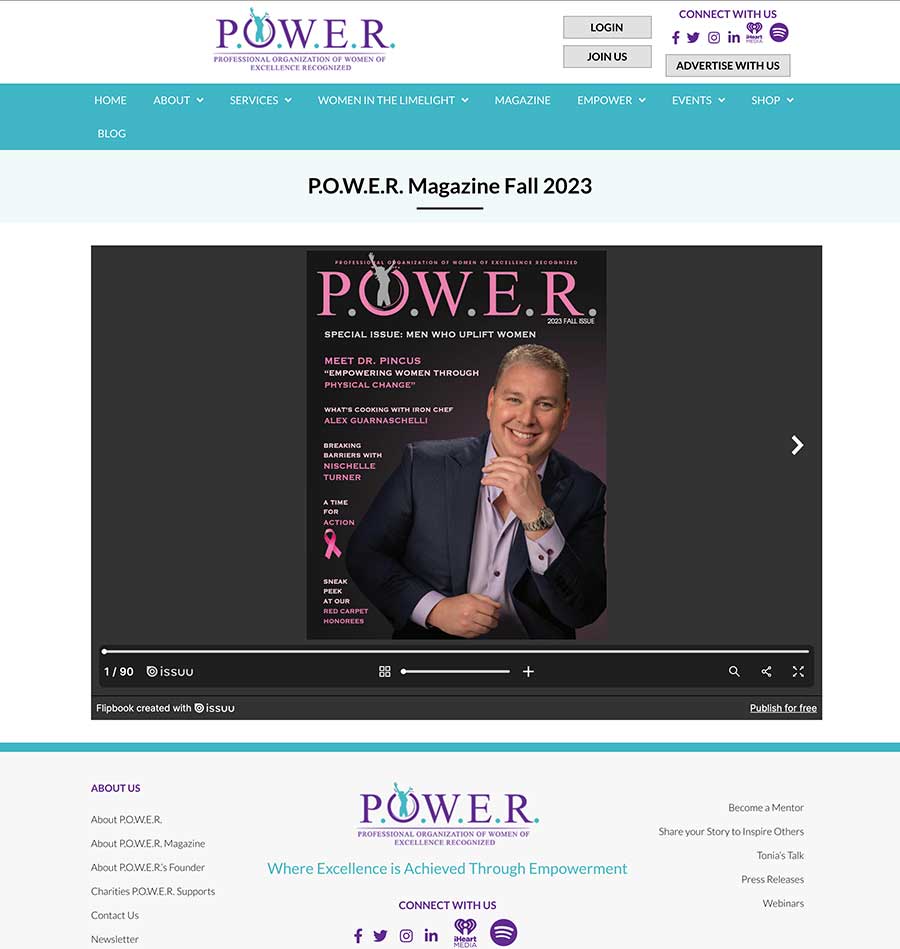 P.O.W.E.R. Magazine — Fall 2023